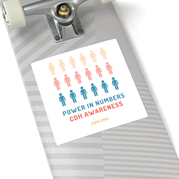 "Power in Numbers" CDH Awareness Bumper Sticker - CDH International