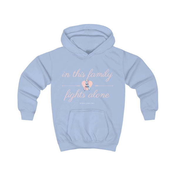 "In This Family, No One Fights Alone" CDH Awareness Kids Hoodie - CDH International