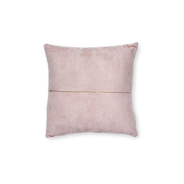 It's Not Just A Hole Congenital Diaphragmatic Hernia Awareness Square Pillow - Pink Back