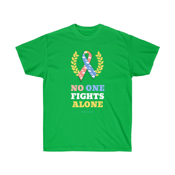 "No One Fights Alone" CDH Awareness Tee - CDH International