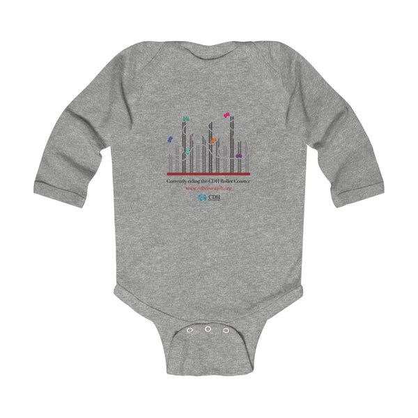 "Currently Riding the CDH Rollercoaster" Infant Long Sleeve Bodysuit - CDH International