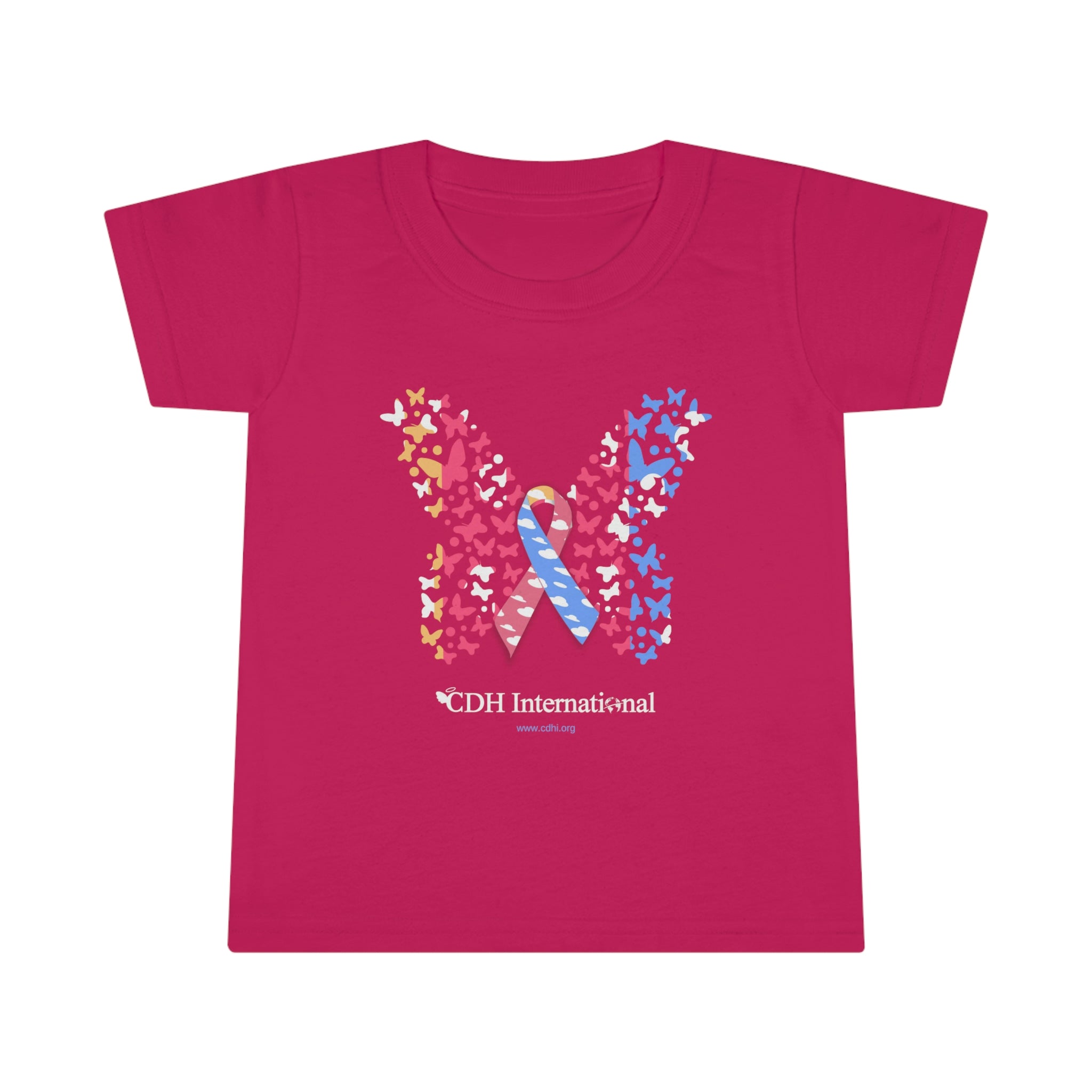 CDH Butterfly Congenital Diaphragmatic Hernia Awareness Toddler T-shirt