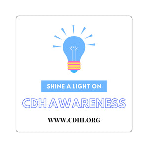 "Shine A Light On CDH Awareness" Bumper Sticker - CDH International