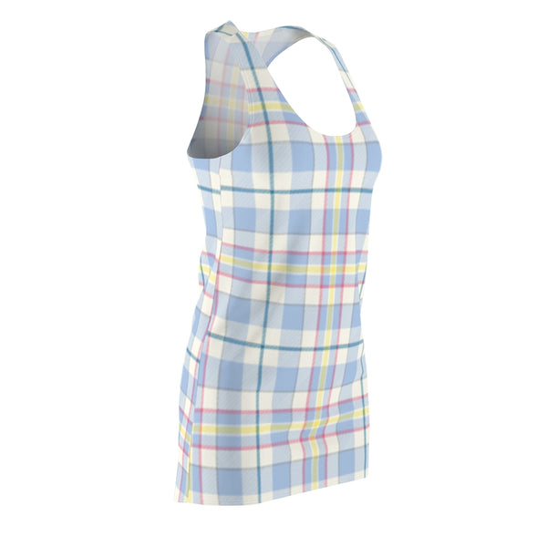 Official Congenital Diaphragmatic Hernia Awareness Dress Tartan Women's Cut & Sew Racerback Dress