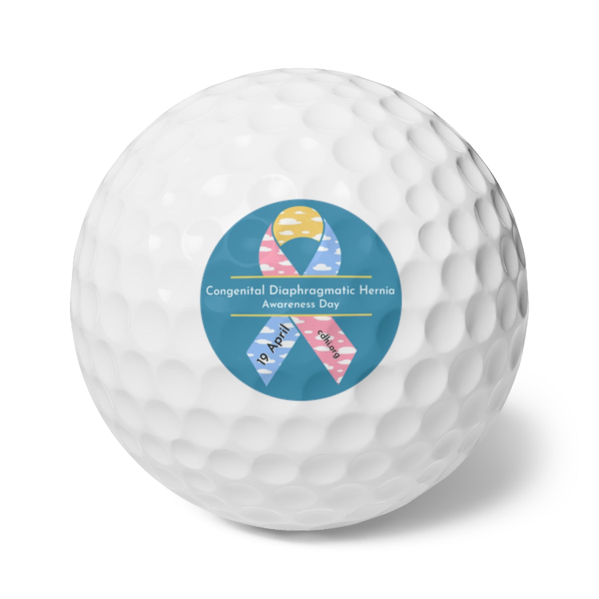 Congenital Diaphragmatic Hernia Awareness Day Golf Balls, 6pcs