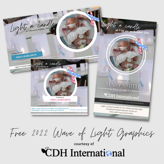 FREE - Digital, Personalizable CDH Awareness Graphics