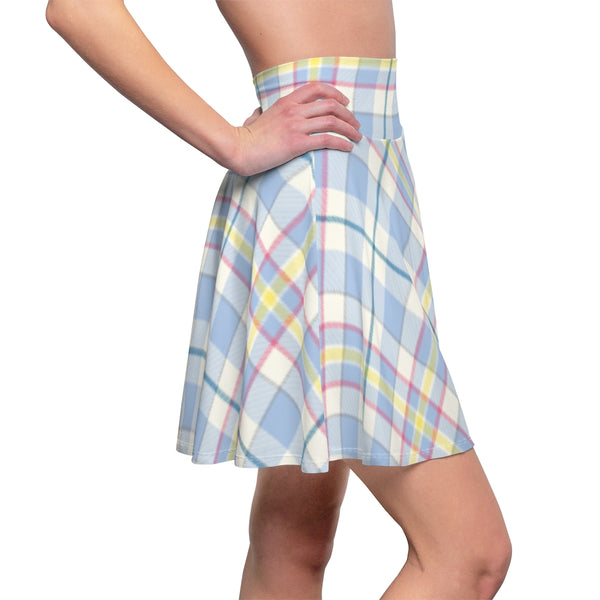 Official Congenital Diaphragmatic Hernia Awareness Dress Tartan Women's Skater Skirt