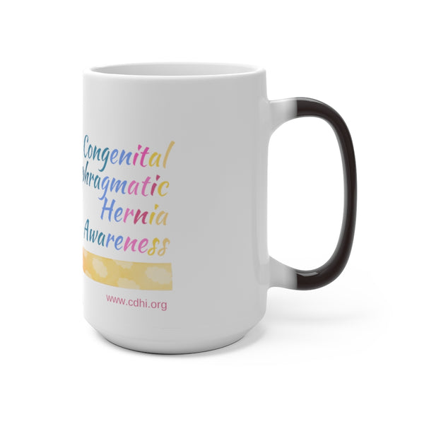 Congenital Diaphragmatic Hernia Awareness Ribbon Color Changing Mug
