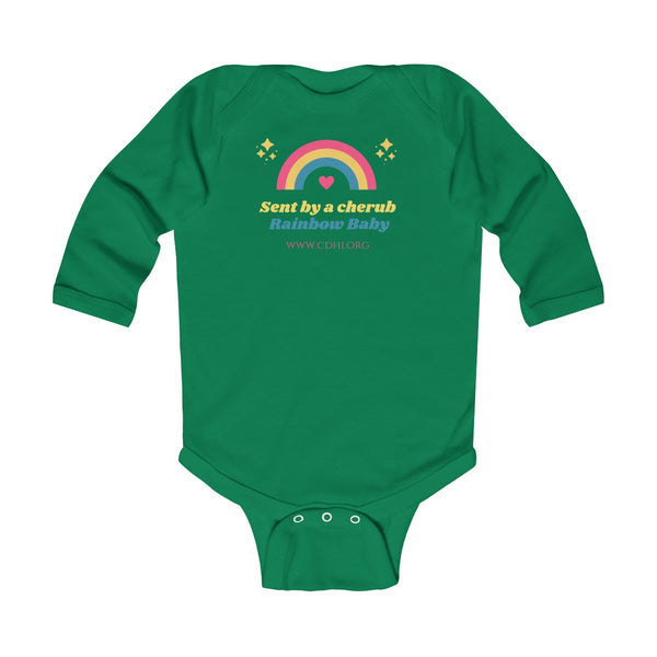 "Rainbow Baby" CDH Awareness Infant Long Sleeve Bodysuit - CDH International