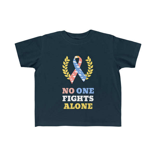 "No One Fights Alone" CDH Awareness Kid's Fine Jersey Tee - CDH International