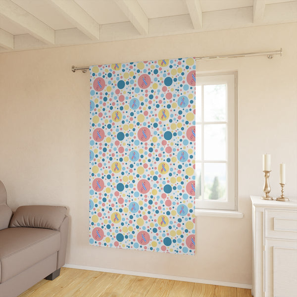 It's Not Just A Hole Congenital Diaphragmatic Hernia Awareness Window Curtains (1 Piece)