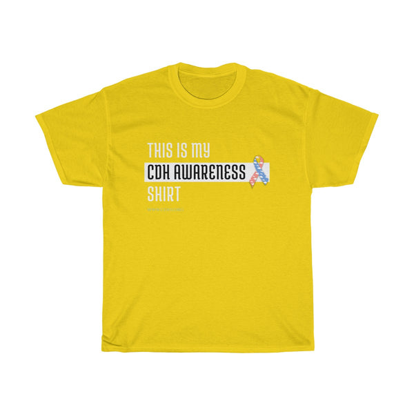 "This Is My CDH Awareness Shirt" Unisex Heavy Cotton Tee - CDH International