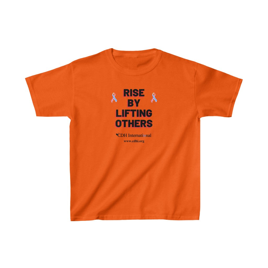 "Rise by lifting others" Kids Cotton™ Tee