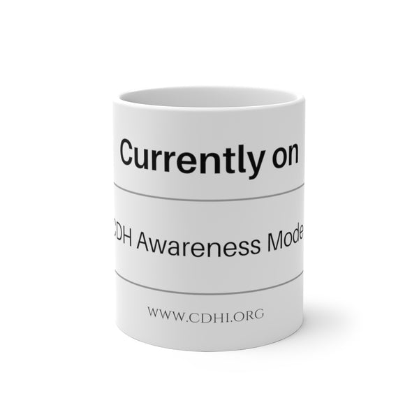 "Currently on CDH Awareness Mode" Color Changing Mug - CDH International