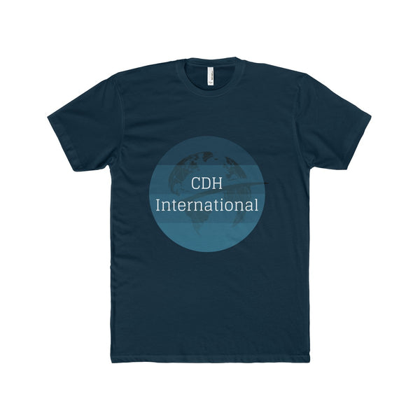 Men's Blue Globe Tee - CDH International