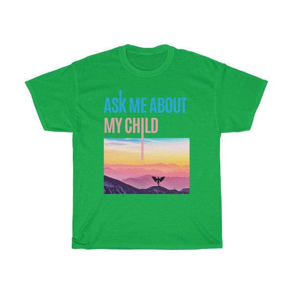 "Ask Me About My Child" CDH Awareness Unisex Heavy Cotton Tee - CDH International
