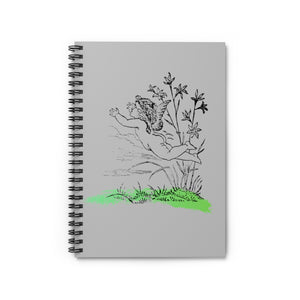Angel in Grass Spiral Notebook - Ruled Line