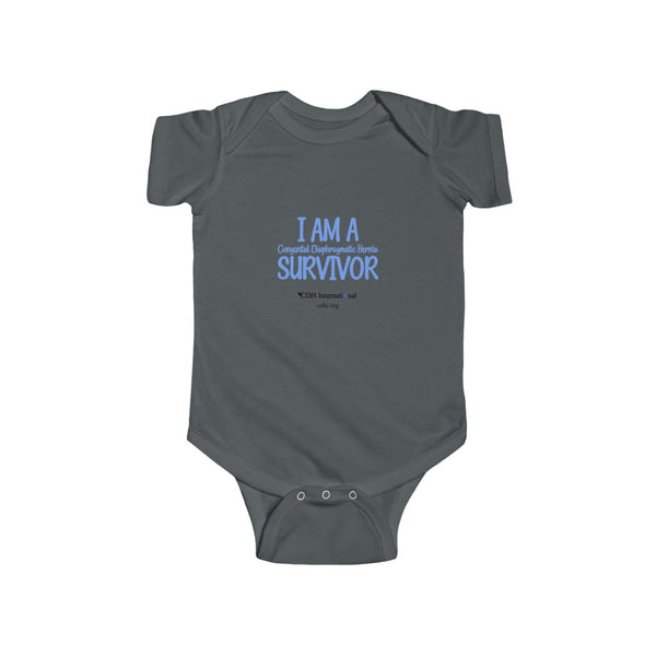 "I am a CDH Survivor" Infant Fine Jersey Bodysuit