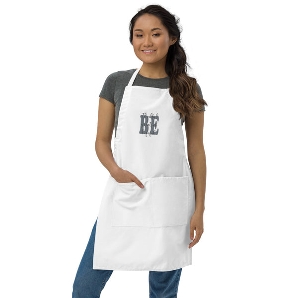 BE Thankful Embroidered Apron
