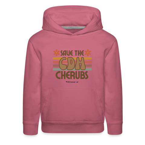 "Save the CDH Cherubs"  Kids‘ Premium Hoodie - mauve