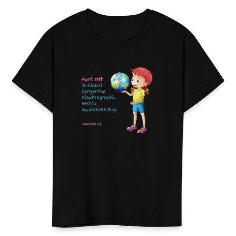 Global CDH Awareness Day Kids' T-Shirt - black
