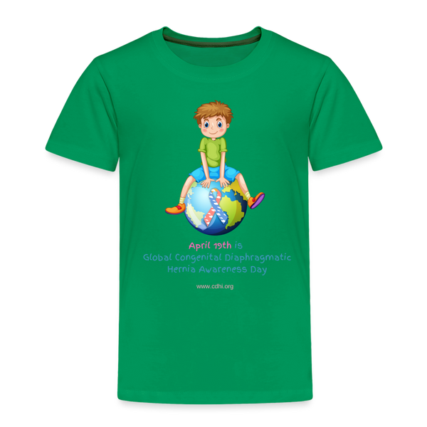 April 19 is CDH Awareness Day Toddler Premium T-Shirt - kelly green