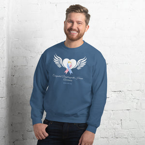 CDH Awareness Ribbon Winged Heart 1 Unisex Sweatshirt