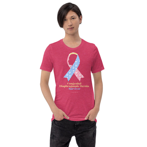 CDH Survivor Ribbon Short-Sleeve Unisex T-Shirt